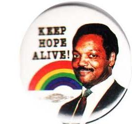 1988 Jesse Jackson KEEP HOPE ALIVE Campaign Button 7295 