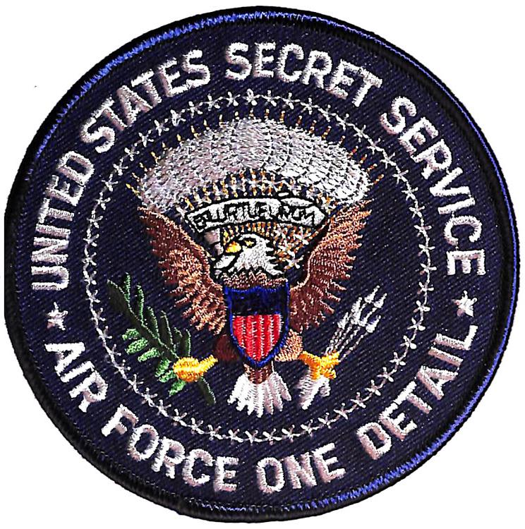 UNITED STATES SECRET SERVICE AIR FORCE ONE DETAIL SHOULDER PATCH 