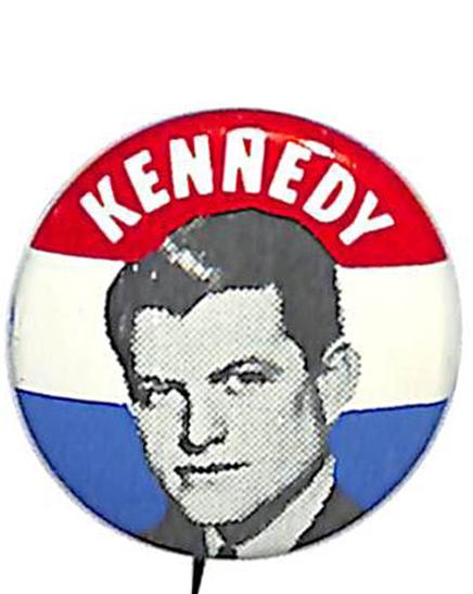 1980 Ted Kennedy for President 2 1/4" Pinback Campaign Button Teddy Is Ready