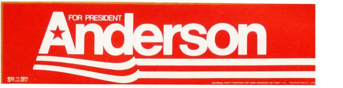 Vintage Unused Anderson Lucey Bumper Sticker 