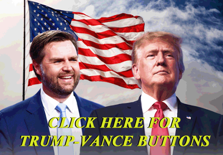 Donald Trump Vance 2024 Buttons Click Here